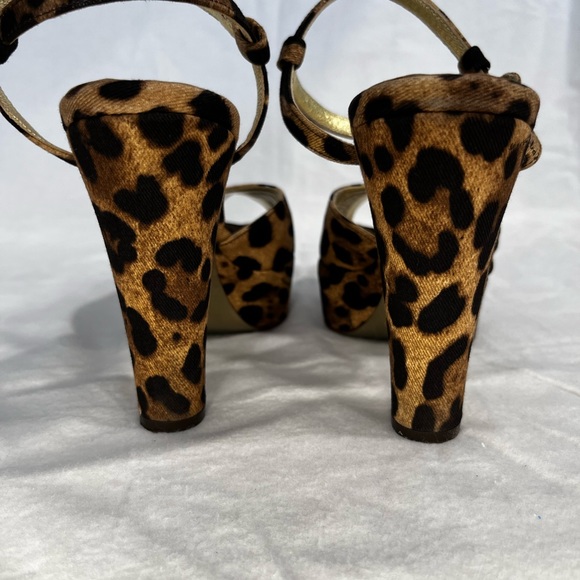 Dolce&Gabanna Leopard Print Woman’s Heels. Size: 7W - Picture 7 of 11